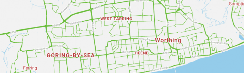 Worthing Map